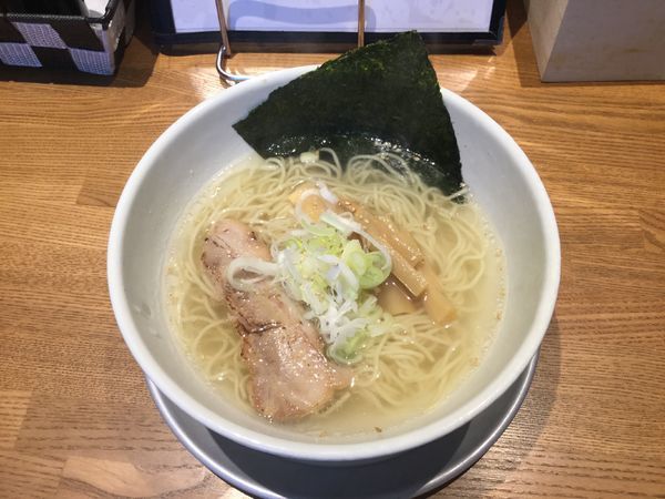 「あっさり塩・白細麺(¥600→500)」@麺屋 suguhaの写真