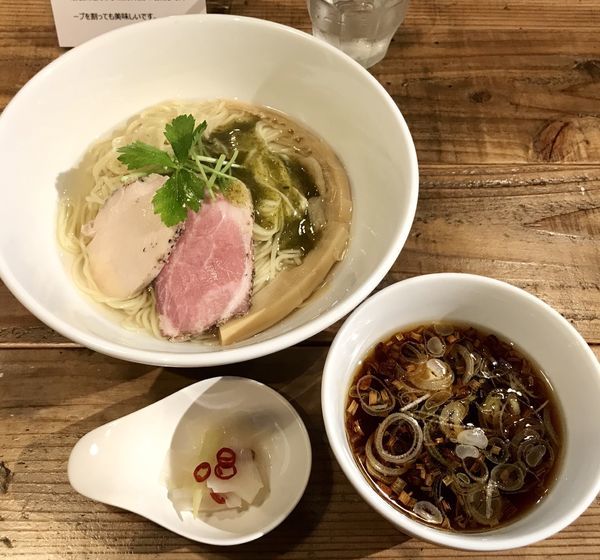 「醤油つけ麺」@Ramen Free Birdsの写真