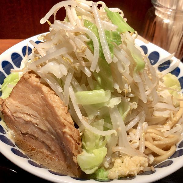 「背脂豚骨らーめん（中盛200g 野菜多め ニンニク少なめ）」@中華そば 蓮の華の写真