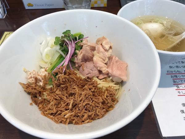 「油そば」@塩生姜らー麺専門店MANNISHの写真