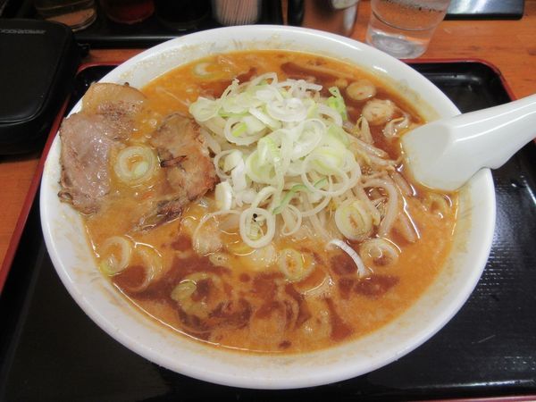 「エビみそ（９８０円）＋大盛同料金」@北海とんこつらーめん 純輝 神栖店の写真