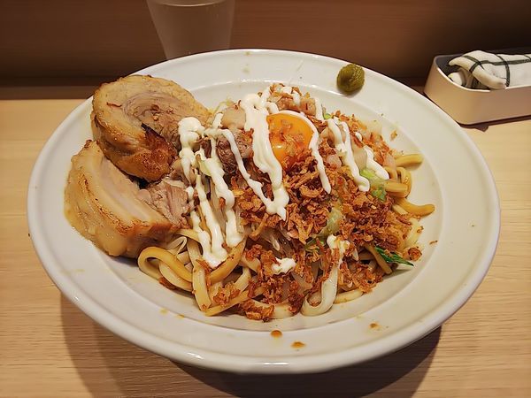 「ラーメン汁なし」@麺屋 味方の写真