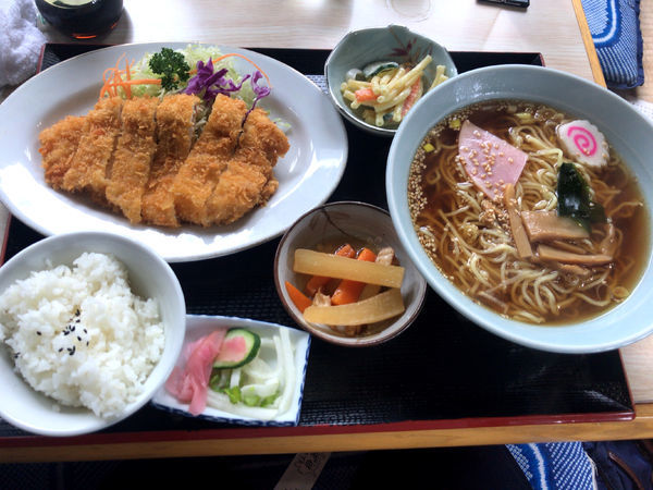 「ラーメンセット　760円」@柳ケ瀬の写真