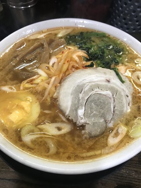 「ねぎ味噌ラーメン 650円」@中華そば 光来の写真