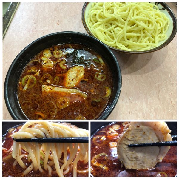 「【限定】激辛麻辣もりそば 780円 麺カタメ」@所沢大勝軒の写真