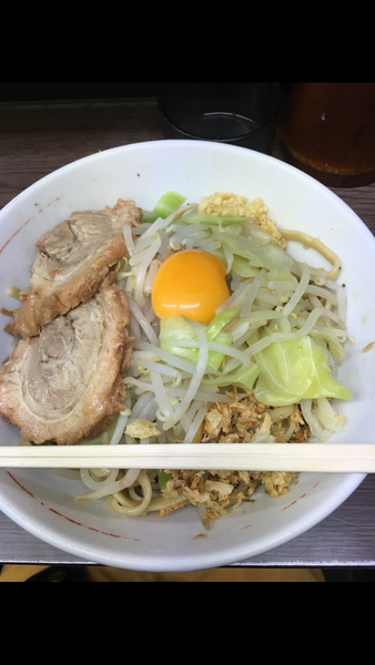 「汁なし」@ラーメン二郎 横浜関内店の写真
