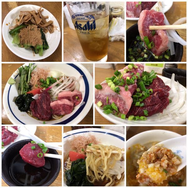 「【水無月限定】馬刺し和風冷や中（S)3000円」@MENYA 食い味の道有楽の写真