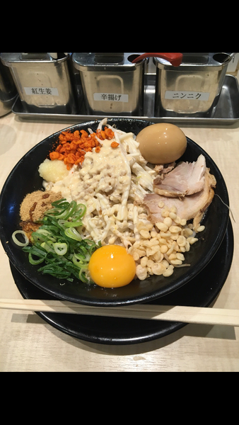 「まぜそば」@替玉千里眼 志木店の写真