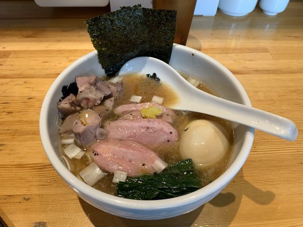 「特製鴨中華そば」@満鶏軒の写真