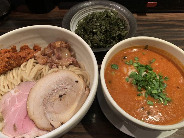 「タンタンつけ麺+岩のり」@（麺）並木商事の写真