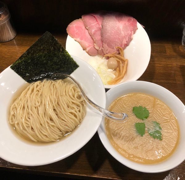 「鯛塩・鰹昆布水つけ麺¥750」@Soupmenの写真