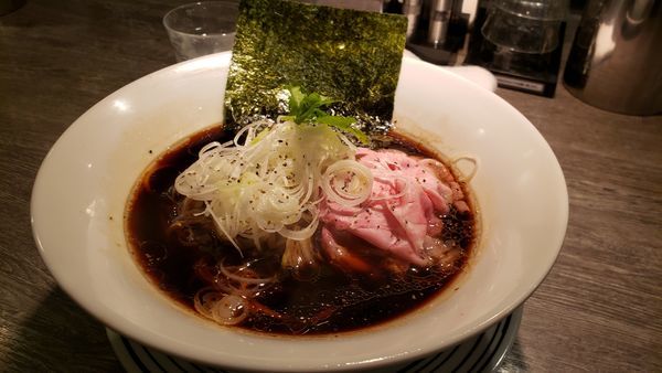 「中華そば(黒)　三年天然醸造醤油☆☆」@中華そば 鍾馗 長野店の写真