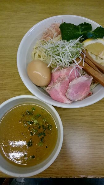 「冷やし煮干つけめん（塩）850円」@麺屋 つるるの写真