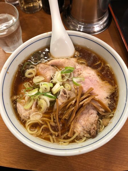 「チャーシューメン かため 1100円」@共楽の写真