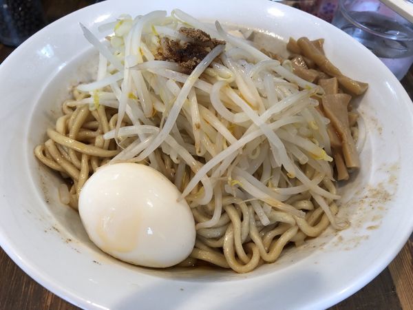 「油そば大盛り もやし小盛り」@つけめん らーめん 荒海の写真