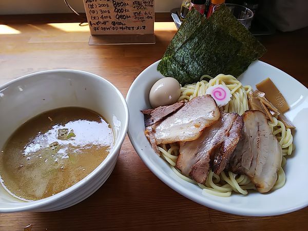 「濃厚つけ麺（中）」@中華そば 田田の写真