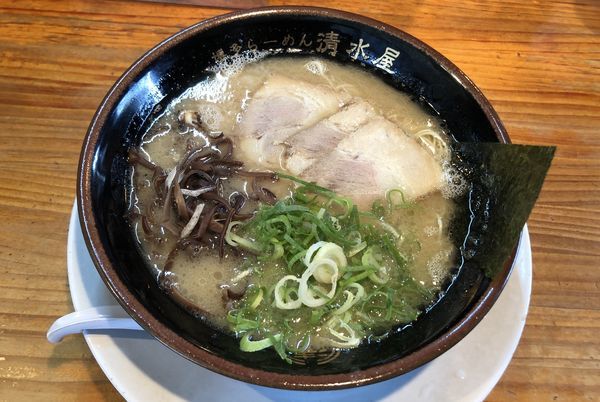 「清水屋ラーメン （はりがね〜はりがね）」@博多ラーメン 清水屋の写真