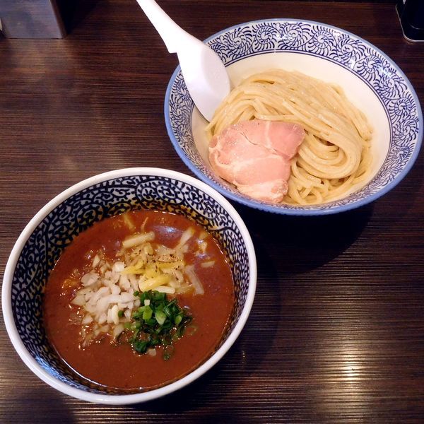 「カレーつけめん（830円）＋小ライス（50円）」@豚骨一燈 立川の写真