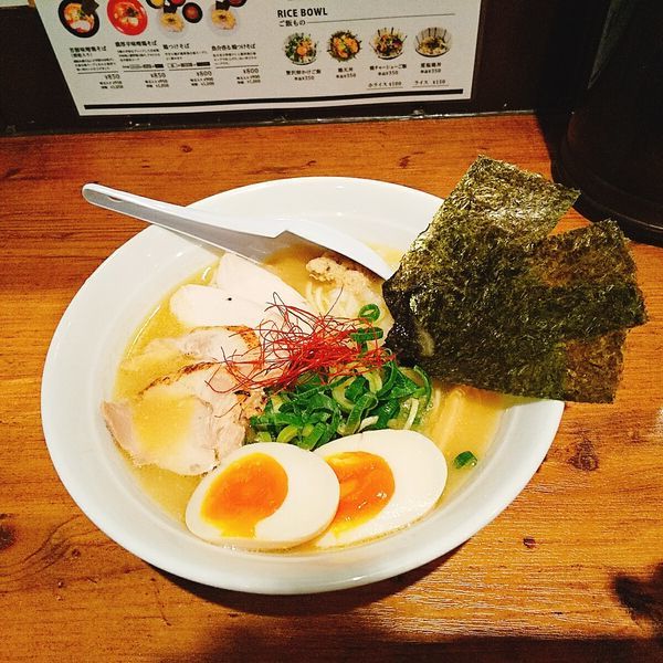 「鶏白湯そば　特製」@麺屋 美風 戸越銀座店の写真
