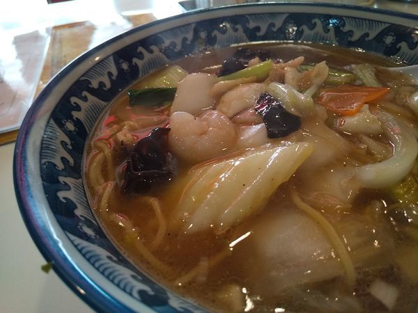 「#五目ソバ #半チャーハン #700円」@陽華飯店の写真