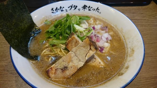 「煮干らーめん（800円）」@さかなとブタで幸なった。の写真