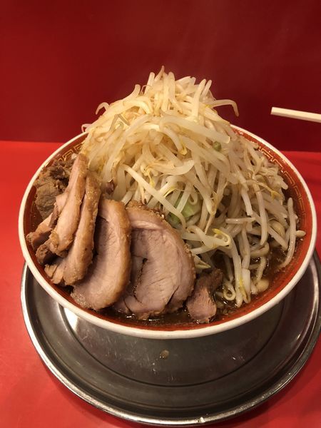 「大ラーメン豚増し＋脂少なめヤサイ増し」@ラーメンタロー 大森の陣の写真
