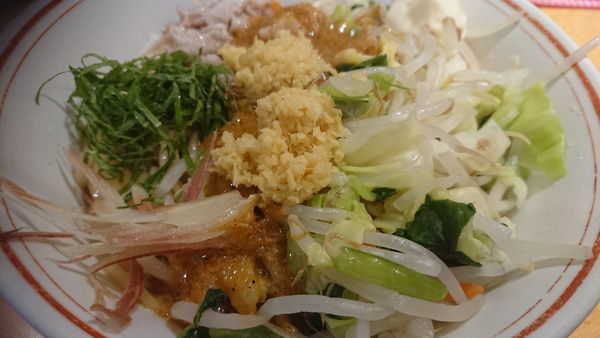 「冷やしタンメン（限定、タンギョウ）」@東京タンメン トナリ アトレ上野店の写真