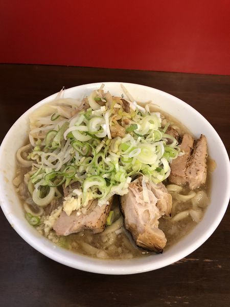 「ラーメン 300g 豚一枚 ネギ」@龍麺 ふえ郎の写真