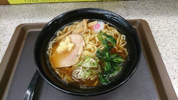 「生姜醤油ラーメン_450円」@名代 富士そば 赤坂見附店の写真