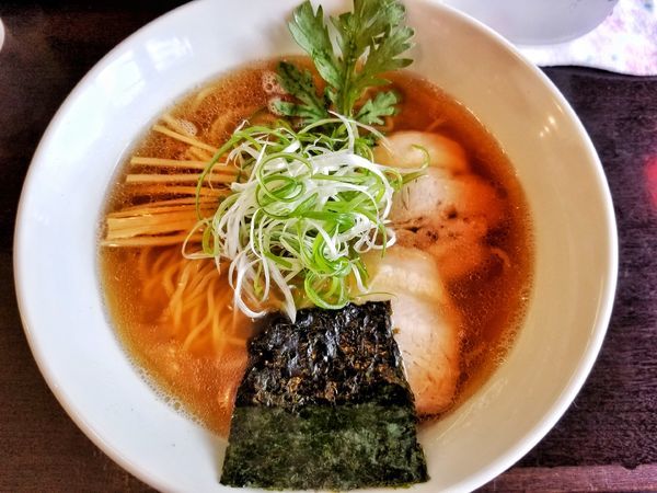 「醤油ラーメン」@三角山五右衛門ラーメン 狸小路店の写真