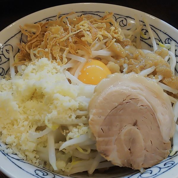 「【限定】汁なしまぜそば」@まるふじ食堂の写真