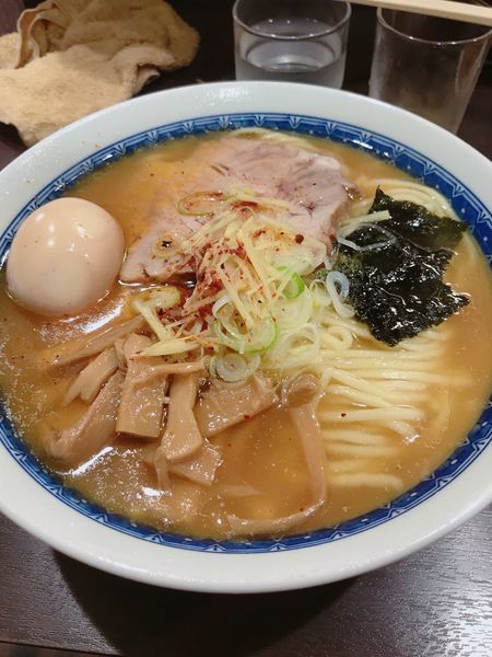 「塩ラーメン＋味玉」@中華そば べんてんの写真