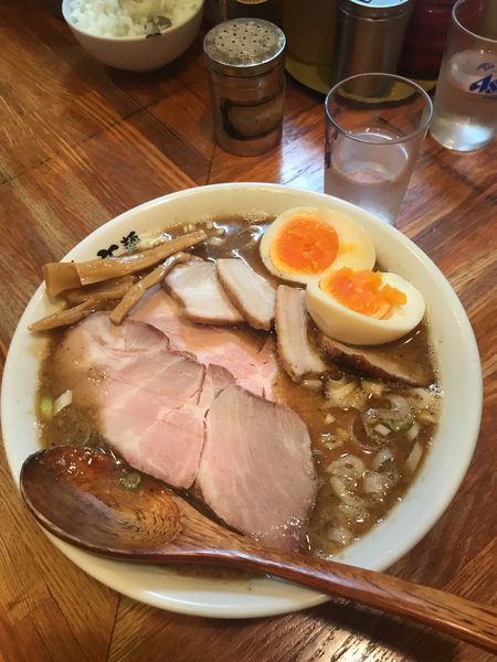 「半ミックス肉麺＋味玉」@麺 髙はしの写真