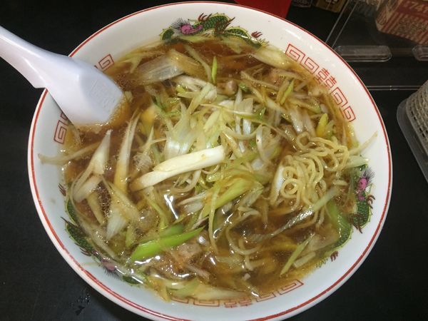 「ねぎラーメン¥650+ハイボール¥390」@中華 ひのまるの写真
