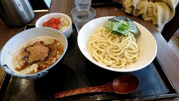 「濃厚つけ麺 トマトライス付き」@INOSHOWの写真