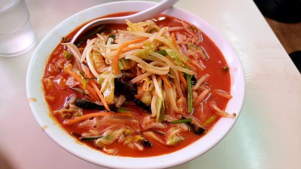 「タンメン激辛」@中華 つけ麺 はるきの写真