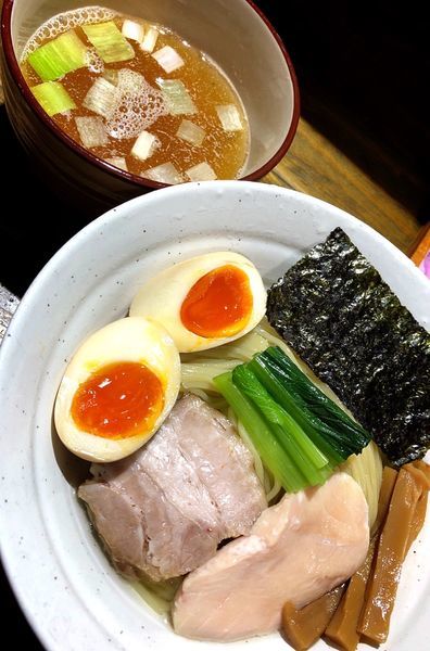 「濃厚昆布水つけ麺(煮干し.味玉半個サービス)」@ラーメン屋ジョンの写真
