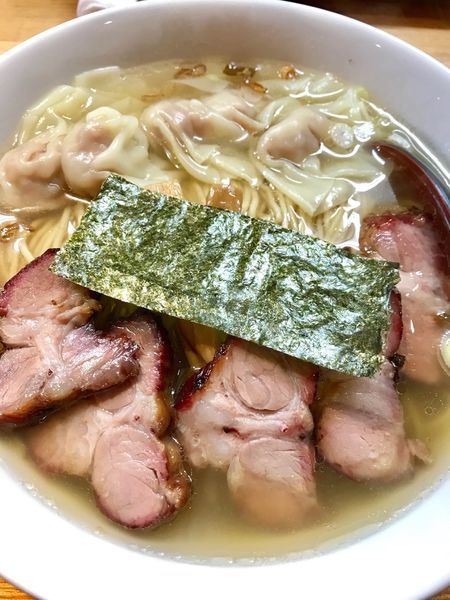 「わんたん焼豚そば(塩)1,150円」@支那そば なかじまの写真