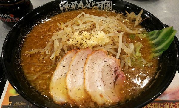 「限定 BLACK MONSTER(大盛り)」@らあめん花月嵐 浦和美園店の写真