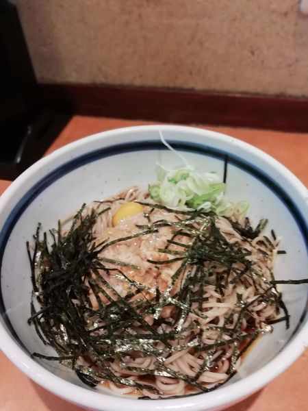 「納豆そば」@蕎麦 一心たすけ 田町店の写真