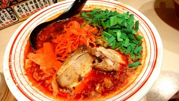 「辛かす麺」@辛麺屋 辛いち すすきの店の写真