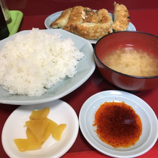 「餃子ライス（￥620）」@龍門の写真