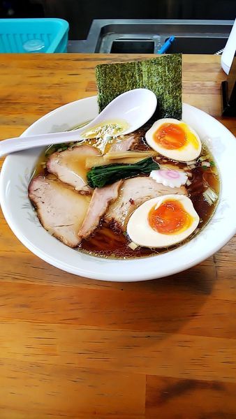 「チャーシュー麺+味玉」@らーめん 青龍の写真