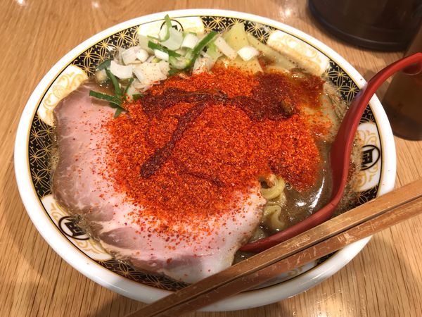 「すごい煮干しラーメン30辛【830円】」@すごい煮干ラーメン凪 五反田西口店の写真