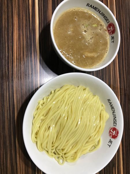 「鶏軍つけ麺 950円」@ラーメン人生 JET 福島本店の写真