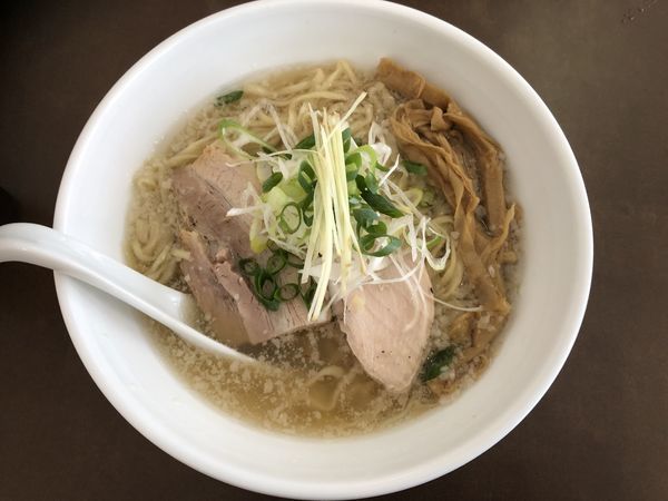 「【限定】背脂生姜塩拉麺 大盛り」@麺屋 心羽の写真
