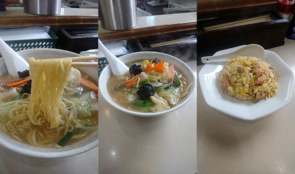 「『タンメン+半チャーハン(￥680+450)』」@中華処 大黒天の写真