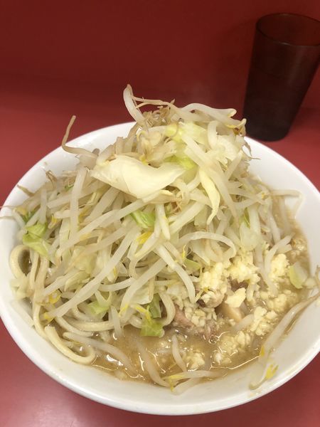 「小ラーメン豚入り」@ラーメン二郎 ひばりヶ丘駅前店の写真