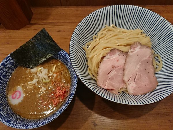 「醤油海老つけ麺」@俺の麺 春道の写真