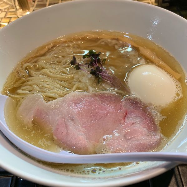 「伊吹いりこの塩煮干」@町田汁場 しおらーめん進化 中山店の写真